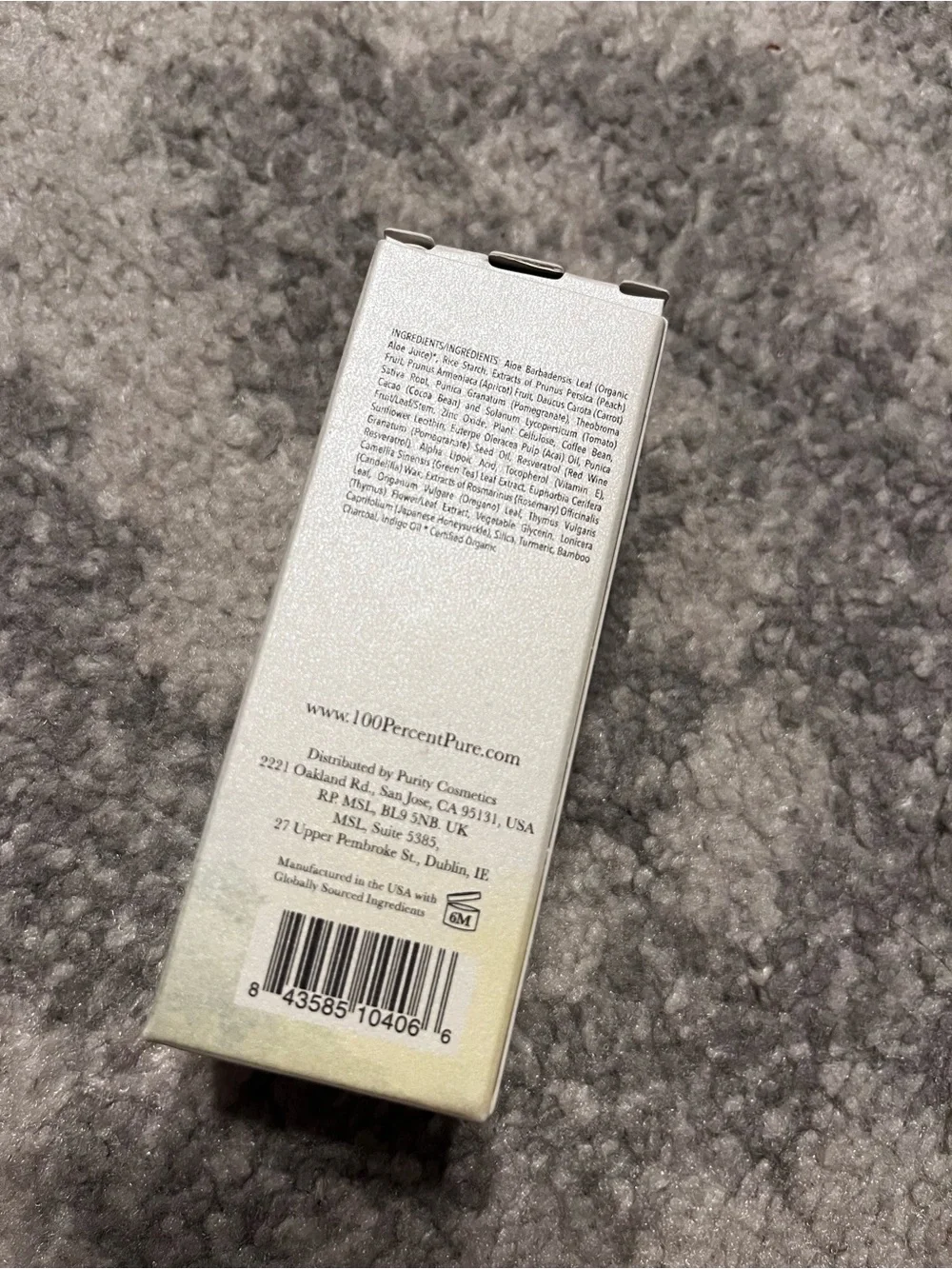 100% PURE Fruit Pigmented Water Foundation Full Coverage Neutral 4.0